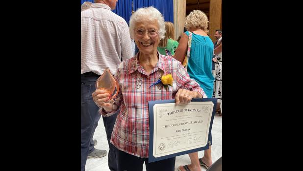 Photo provided. Betty Eldridge is a recipient of the 2026 Golden Hoosier Award.
