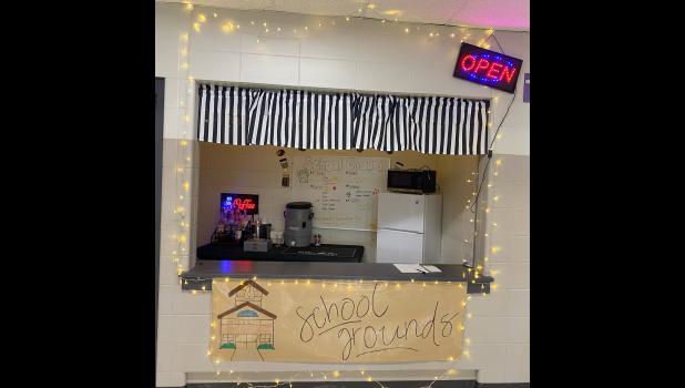 The School Grounds coffee and snack shop is now open for students to enjoy at Winamac Community High School. 