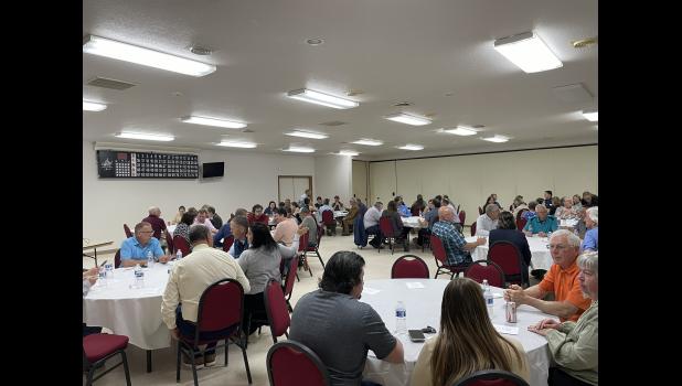 Photo by Megan Galbreath State and local officials, organization leaders, local business people and interested community members gathered at the Winamac Knights of Columbus for the 2025 Pulaski County Economic Development Summit on Tuesday, April 29.