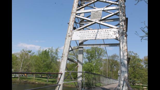Photo by Megan Galbreath Memorial Swinging Bridge