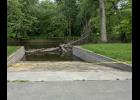 The trees blocking the public access ramp at Kleckner park in Monterey have been removed.