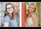 Valedictorian Chloe Rausch, Salutatorian Jewel Conner