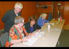 Those who helped with the Medaryville voting poll included Kathi Thompson, voting inspector Pat Tiede, Pam Nielsen and Marilynn Tkalec. Those who helped with the Medaryville voting poll included Kathi Thompson, voting inspector Pat Tiede, Pam Nielsen and Marilynn Tkalec.