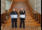 Pulaski County EMS is honored to present their newest paramedics. Pictured (from left to right): Stephanie Foust and Autumn Bailor.  